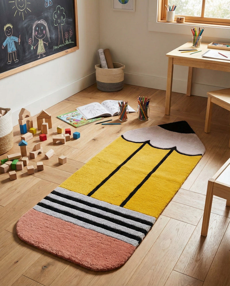 Whimsy Wonders Wool Collection Area Rug -  Horizon Runner Multi  lifestyle 5
