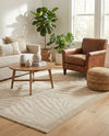 Savannah Sojourn Collection Area Rug -  Kalahari Rectangle Beige and Ivory  lifestyle 26