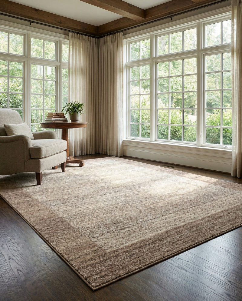 Studio Haven Collection Area Rug -  Conservatory (Beige) Rectangle Beige  lifestyle 11