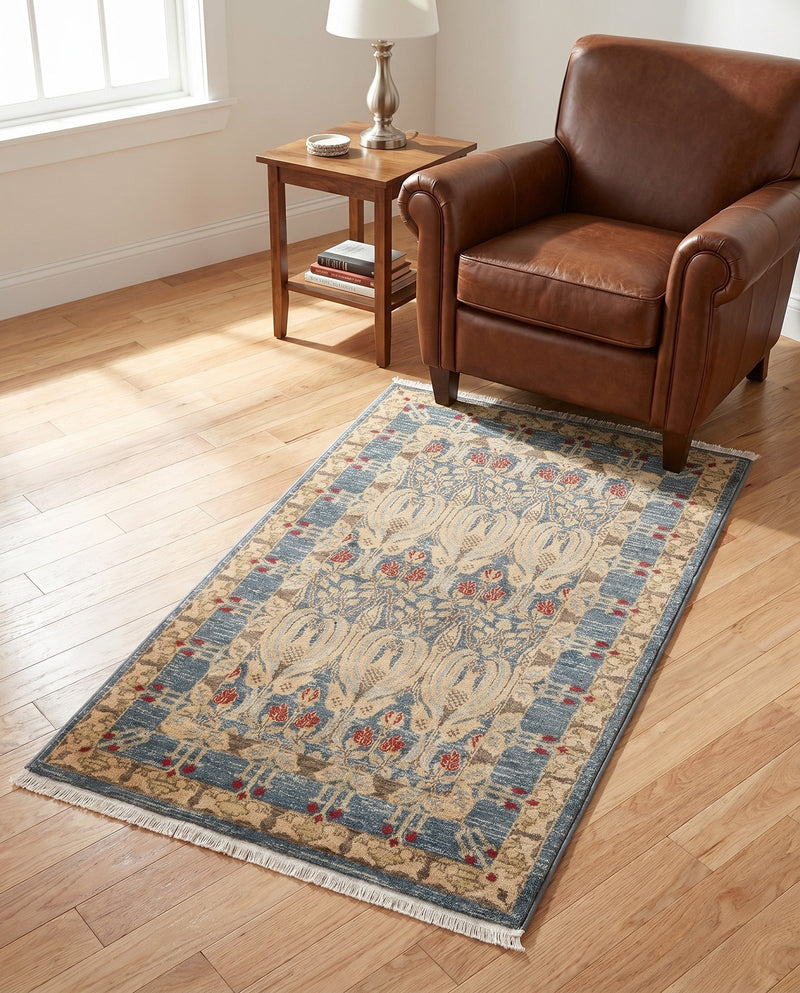 Chelsea Elegance Collection Area Rug -  Brompton (Navy Blue) Rectangle Navy Blue  lifestyle 29