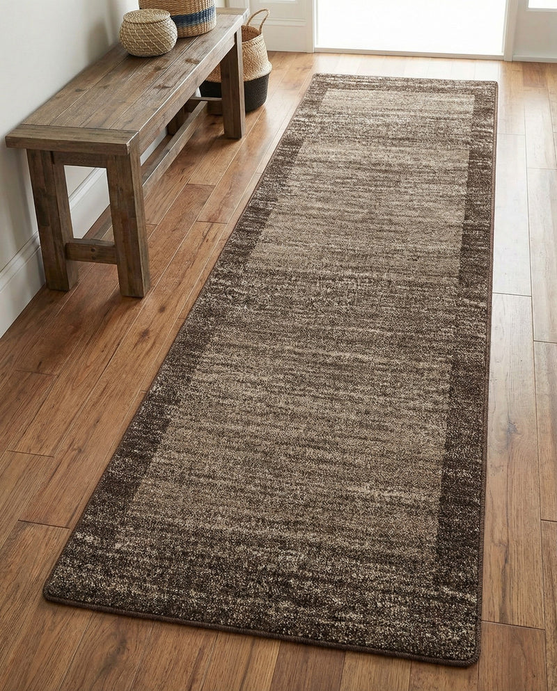 Studio Haven Collection Area Rug -  Conservatory (Light Brown) Runner Light Brown  lifestyle 75