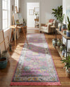 Arcadia Rugs Collection Area Rug - Eden (Pink) Runner Pink  lifestyle 72