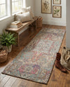 Savannah Threads Collection Area Rug -  Karoo Runner Antique Red and Blue  lifestyle 50