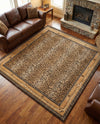 Savannah Sojourn Collection Area Rug -  Limpopo Square Brown  lifestyle 36