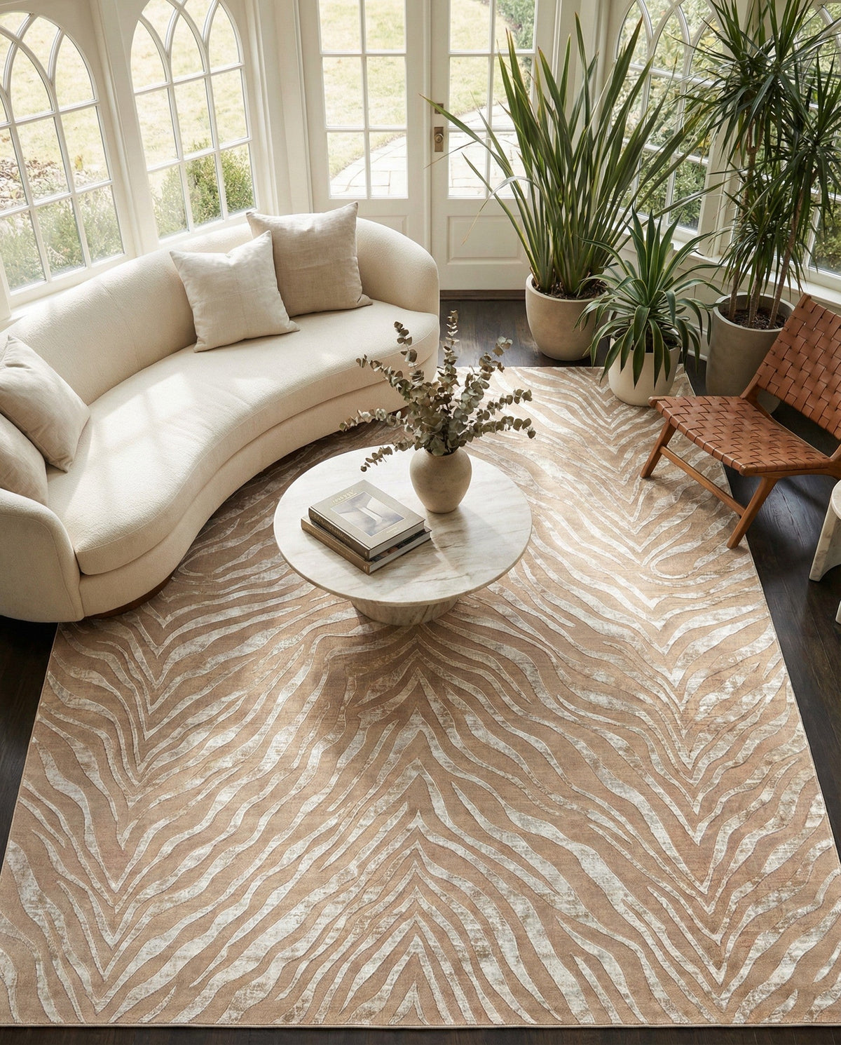 Bloomsbury Elegance Collection Area Rug -  Chelsea Rectangle Ivory Beige  lifestyle 49