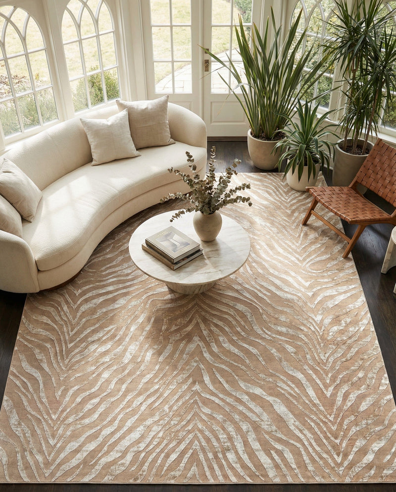 Bloomsbury Elegance Collection Area Rug -  Chelsea Rectangle Ivory Beige  lifestyle 49