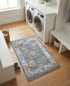 Arcadia Rugs Collection Area Rug - Eden (Gray and Blue) Rectangle Gray and Blue  lifestyle 13