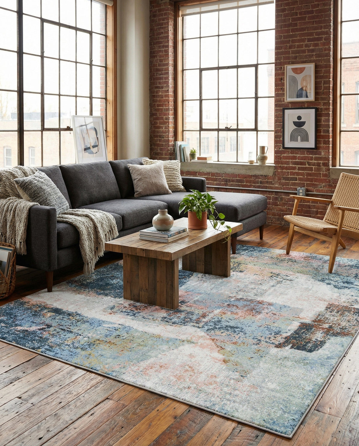 Aegean Elegance Washables Collection Area Rug -  Hydra Rectangle Multi  lifestyle 32
