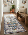 Baroque Era Collection Area Rug - Versailles (Sea Salt White) Runner Sea Salt White  lifestyle 20