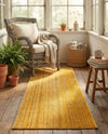 Jewel Oasis Collection Area Rug - Sapphire (Yellow) Runner Yellow  lifestyle 68