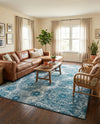 Riviera Elegance Collection Area Rug -  Monaco (Blue) Rectangle Blue  lifestyle 10