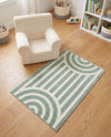 Wonder Tykes Collection Area Rug -  Joydale Rectangle Soft Green  lifestyle 33