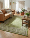 Soho Elegance Collection Area Rug -  Mercer (Green) Rectangle Green  lifestyle 13