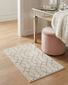 Hollywood Luxe Collection Area Rug - Sunset (White Gold) Rectangle White Gold  lifestyle 7