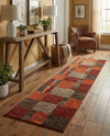 Autumn Meadow Collection Area Rug -  Sycamoreside (Multi) Runner Multi  lifestyle 67
