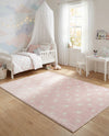 Wonder Tykes Collection Area Rug -  Mosaic Rectangle Pink  lifestyle 17