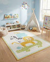 Wonder Tykes Collection Area Rug -  Prismatic Rectangle Ivory  lifestyle 13