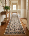 Casablanca Tapestry Collection Area Rug -  Marrakech (Ivory) Runner Ivory  lifestyle 51