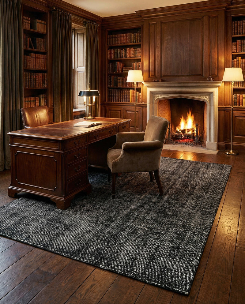 Berkshire Estate Collection Area Rug - Windsor (Blackberry) Rectangle Blackberry  lifestyle 20