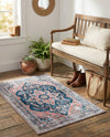 Laguna Sands Collection Area Rug -  Zuma Rectangle Navy Blue  lifestyle 9