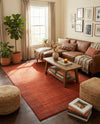 Studio Haven Collection Area Rug -  Conservatory (Terracotta) Rectangle Terracotta  lifestyle 10
