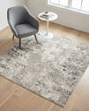 Luminara Sands Collection Area Rug - Elysium (Stone Gray) Square Stone Gray  lifestyle 43