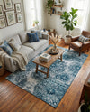 Riviera Elegance Collection Area Rug -  Monaco (Blue) Rectangle Blue  lifestyle 15