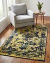 Riviera Elegance Collection Area Rug -  Menton (Navy Blue) Rectangle Navy Blue  lifestyle 8