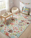 Wonder Tykes Collection Area Rug -  Fantasy Rectangle Ivory  lifestyle 25