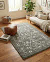 Casablanca Comfort Collection Area Rug - Sahara Rectangle Gray  lifestyle 35