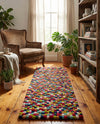 Woolen Sphere Collection Area Rug - Orbsburg (Multi) Runner Multi  lifestyle 72
