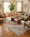 Arcadia Rugs Collection Area Rug -  Xanadu Rectangle Salmon  lifestyle 28