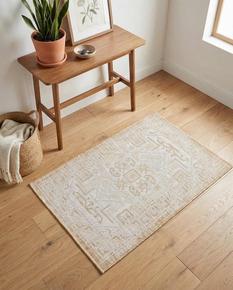 Tribal Terrace Treasures Collection Area Rug - Mayan Marina (Natural) Rectangle Natural  lifestyle 35