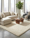 Eternal Plush Oasis Collection Area Rug -  Tranquility (Pearl) Rectangle Pearl  lifestyle 23