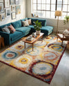 Aegean Elegance Washables Collection Area Rug -  Rhodes Rectangle Multi  lifestyle 27