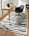 Monochrome Collection Area Rug - Slate Rectangle Gray  lifestyle 29