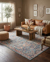 Vintage Memories Collection Area Rug -  Memories Rectangle Blue  lifestyle 8