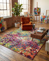 Sevilla Splendor Collection Area Rug -  Andalusia Rectangle Multi  lifestyle 4
