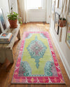 Heritage Elegance Collection Area Rug -  Winterthur (Green) Runner Green  lifestyle 46