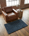 Alpine Plush Collection Area Rug -  Cortina (Marine Blue) Rectangle Marine Blue  lifestyle 24