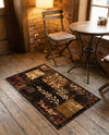 Bistro Lounge Collection Area Rug -  Affogato Rectangle Brown  lifestyle 32