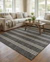 Urban Oasis Rugs Collection Area Rug -  District (Charcoal) Square Charcoal  lifestyle 20