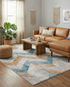 Dresden Elegance Collection Area Rug -  Bautzen Rectangle Blue  lifestyle 9