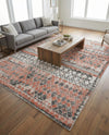 Dresden Elegance Collection Area Rug -  Zittau Rectangle Salmon  lifestyle 61