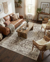 Georgetown Rugs Collection Area Rug - Dupont (White) Rectangle White  lifestyle 12