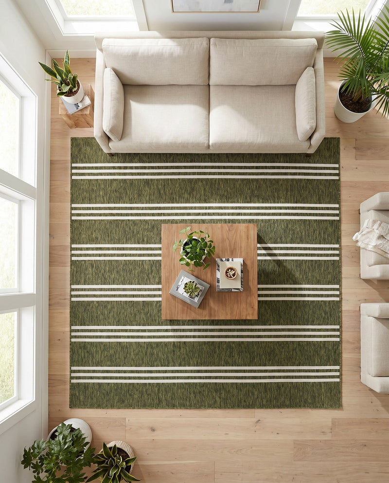 Urban Oasis Rugs Collection Area Rug -  District (Green) Square Green  lifestyle 18