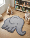 Whimsy Wonders Wool Collection Area Rug -  Prairie Rectangle Gray  lifestyle 6