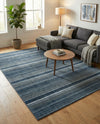 Jewel Oasis Collection Area Rug - Sapphire (Blue) Rectangle Blue  lifestyle 4