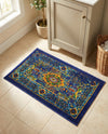 Caribbean Cove Collection Area Rug -  Grenada Rectangle Navy Blue  lifestyle 11
