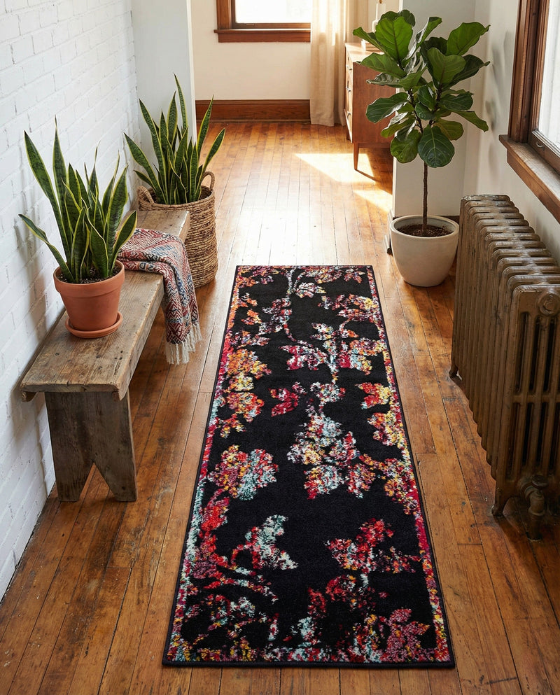 Brighton Terrace Collection Area Rug -  Roedean Runner Navy Blue  lifestyle 40